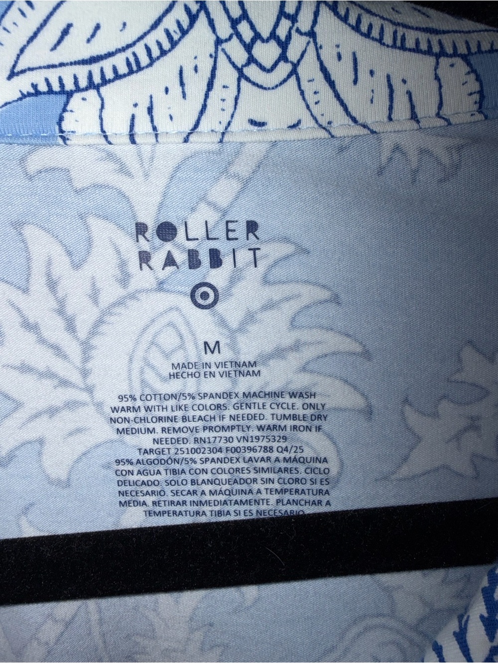 Roller Rabbit x Target Long Sleeve Pajama Set — Size M - Picture 4 of 5